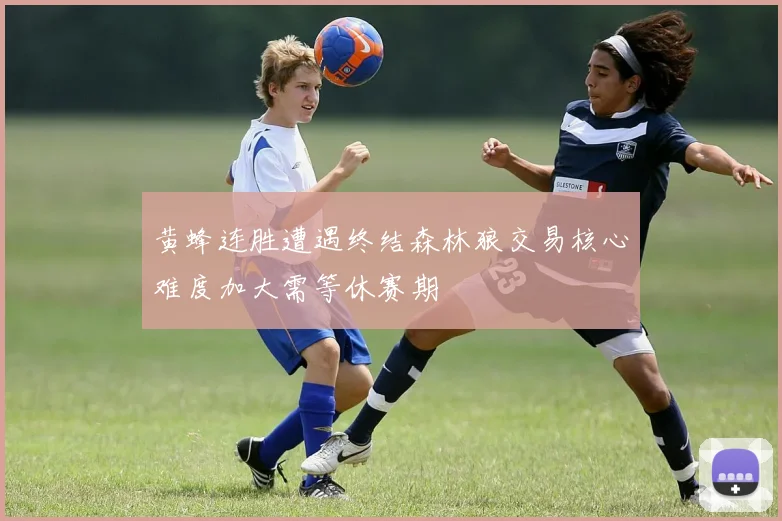 黄蜂连胜遭遇终结森林狼交易核心难度加大需等休赛期